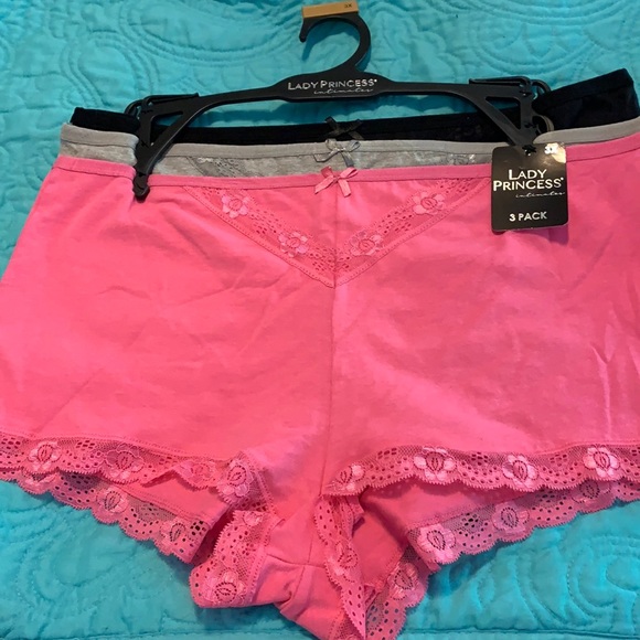 lady princess Other - NWT Lady Princess 3 pack plus size boy short